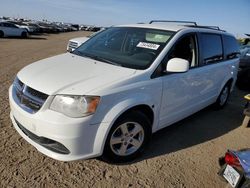 Salvage cars for sale at Brighton, CO auction: 2012 Dodge Grand Caravan SXT