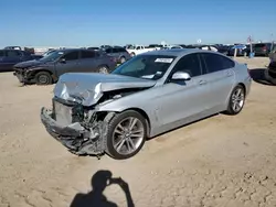 Salvage cars for sale at Amarillo, TX auction: 2018 BMW 430I Gran Coupe