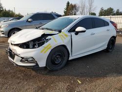 Chevrolet Vehiculos salvage en venta: 2017 Chevrolet Cruze Premier