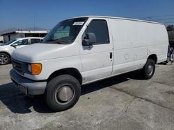 Salvage cars for sale from Copart Sun Valley, CA: 2006 Ford Econoline E350 Super Duty Van