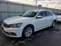 Volkswagen Vehiculos salvage en venta: 2016 Volkswagen Passat S