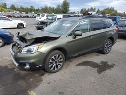 Subaru salvage cars for sale: 2017 Subaru Outback 2.5I Limited