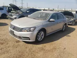 Salvage cars for sale at Elgin, IL auction: 2016 Volkswagen Passat S