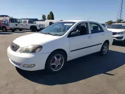 Salvage cars for sale at Hayward, CA auction: 2005 Toyota Corolla CE