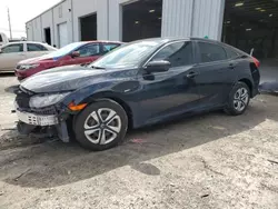 Salvage cars for sale at Jacksonville, FL auction: 2017 Honda Civic LX