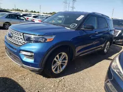 Salvage cars for sale at Elgin, IL auction: 2020 Ford Explorer Limited