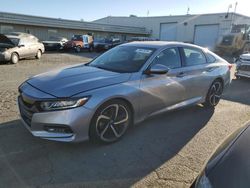 Salvage cars for sale at Martinez, CA auction: 2018 Honda Accord Sport