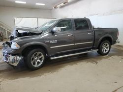 Salvage cars for sale at Davison, MI auction: 2015 Dodge 1500 Laramie