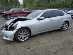 Salvage cars for sale at Waldorf, MD auction: 2012 Infiniti G25