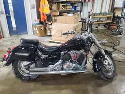 Salvage motorcycles for sale at West Mifflin, PA auction: 2003 Yamaha XVS65 Base