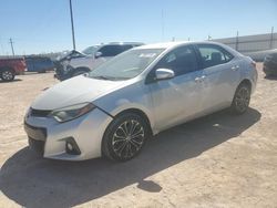 Salvage cars for sale at Andrews, TX auction: 2016 Toyota Corolla L