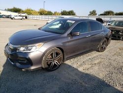 Salvage cars for sale at Sacramento, CA auction: 2017 Honda Accord Sport