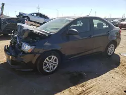 Salvage cars for sale at Greenwood, NE auction: 2017 Chevrolet Sonic LS