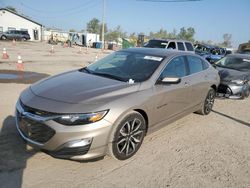 Salvage cars for sale at Pekin, IL auction: 2022 Chevrolet Malibu RS