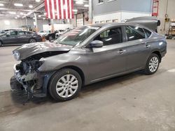 Carros salvage a la venta en subasta: 2018 Nissan Sentra S