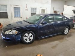 Chevrolet salvage cars for sale: 2010 Chevrolet Impala LT