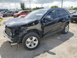 Salvage cars for sale at Miami, FL auction: 2021 Toyota Rav4 XLE