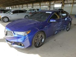 Acura salvage cars for sale: 2018 Acura TLX TECH+A