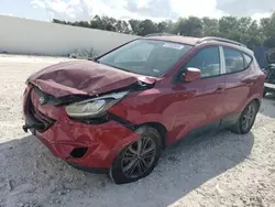 Salvage cars for sale at New Braunfels, TX auction: 2015 Hyundai Tucson Limited