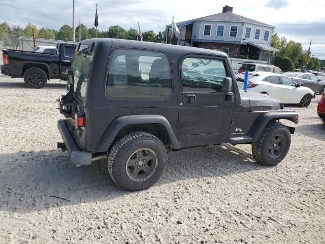 2004 Jeep Wrangler / TJ SE