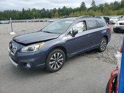 Salvage cars for sale from Copart Windham, ME: 2015 Subaru Outback 2.5I Limited