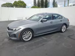 Salvage cars for sale from Copart Miami, FL: 2024 BMW 330I