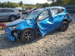 Salvage cars for sale at Candia, NH auction: 2017 Toyota Rav4 SE