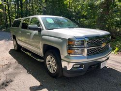 Salvage trucks for sale at North Billerica, MA auction: 2015 Chevrolet Silverado K1500 LT