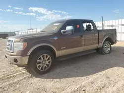 Salvage cars for sale at Andrews, TX auction: 2012 Ford F150 Supercrew