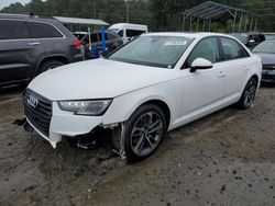 Salvage cars for sale from Copart Savannah, GA: 2019 Audi A4 Premium