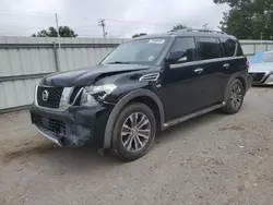 Salvage cars for sale at Shreveport, LA auction: 2017 Nissan Armada SV