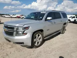 Salvage cars for sale at Houston, TX auction: 2015 Chevrolet Suburban C1500 LT