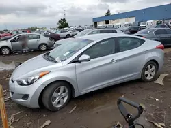 Salvage cars for sale at Woodhaven, MI auction: 2013 Hyundai Elantra GLS