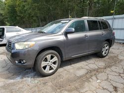 Salvage cars for sale at Austell, GA auction: 2008 Toyota Highlander Sport