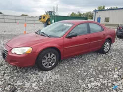 Salvage cars for sale at Barberton, OH auction: 2004 Chrysler Sebring LXI