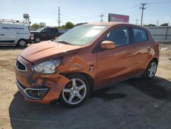 Vehiculos salvage en venta de Copart Chicago Heights, IL: 2018 Mitsubishi Mirage ES