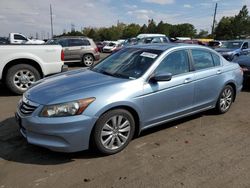 Vehiculos salvage en venta de Copart Denver, CO: 2012 Honda Accord EXL