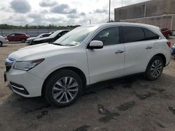 Salvage cars for sale at Fredericksburg, VA auction: 2016 Acura MDX Technology