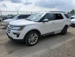 Salvage cars for sale at Houston, TX auction: 2019 Ford Explorer XLT