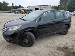 Salvage cars for sale at Mendon, MA auction: 2013 Honda CR-V LX