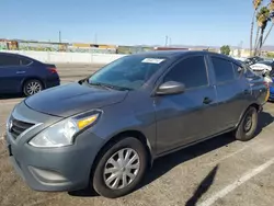 Salvage cars for sale at Van Nuys, CA auction: 2017 Nissan Versa S