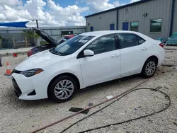 Salvage cars for sale at Arcadia, FL auction: 2019 Toyota Corolla L