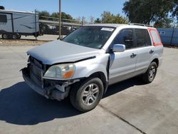 Salvage cars for sale at Sacramento, CA auction: 2004 Honda Pilot EX