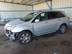 Salvage cars for sale at Colorado Springs, CO auction: 2008 Acura MDX Technology