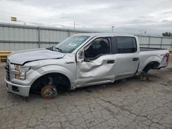 Salvage cars for sale at Dyer, IN auction: 2017 Ford F150 Supercrew