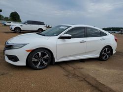 Salvage cars for sale from Copart Longview, TX: 2017 Honda Civic Touring