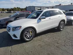 Salvage cars for sale at Vallejo, CA auction: 2016 Mercedes-Benz GLC 300 4matic