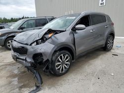 Salvage cars for sale at Franklin, WI auction: 2017 KIA Sportage EX