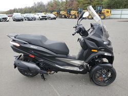 Salvage motorcycles for sale at Brookhaven, NY auction: 2024 Piaggio MP3 530 Exclusive