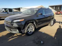 Salvage cars for sale at Brighton, CO auction: 2018 Jeep Cherokee Latitude